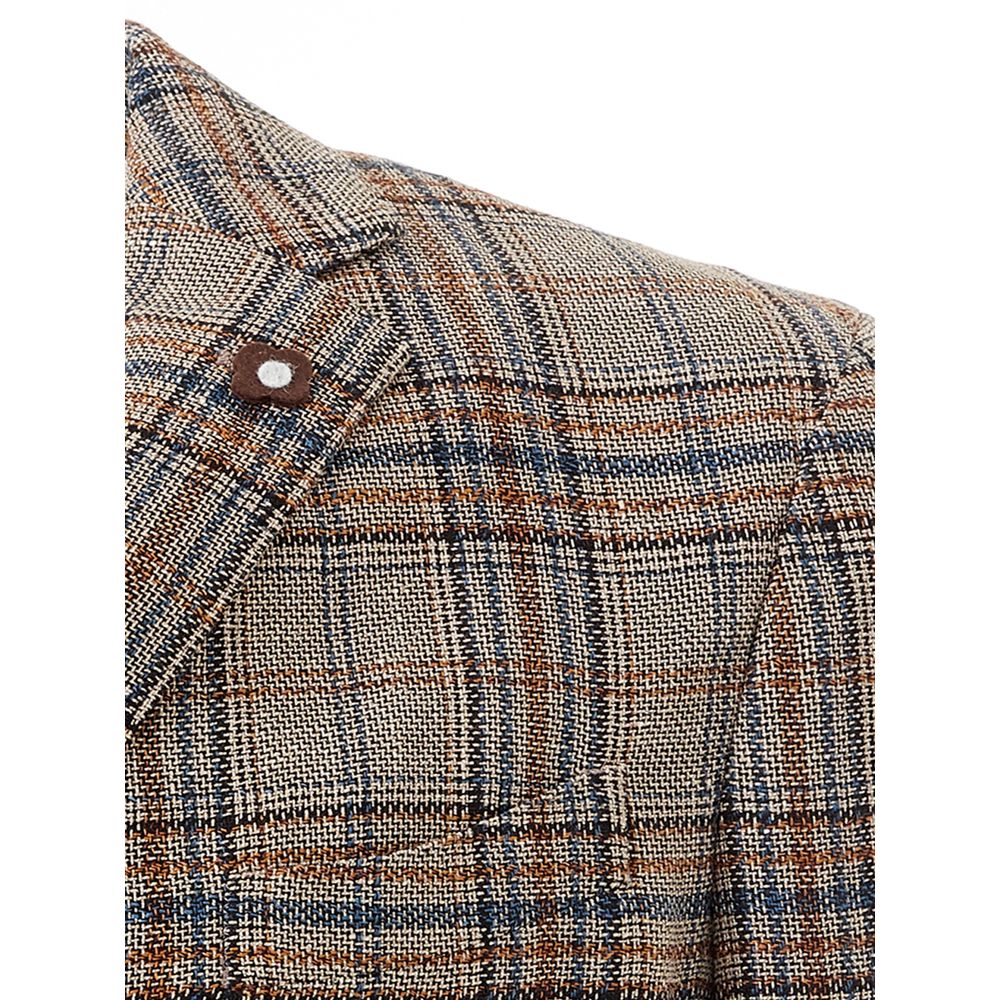 Lardini Multicolor Linen Jacket