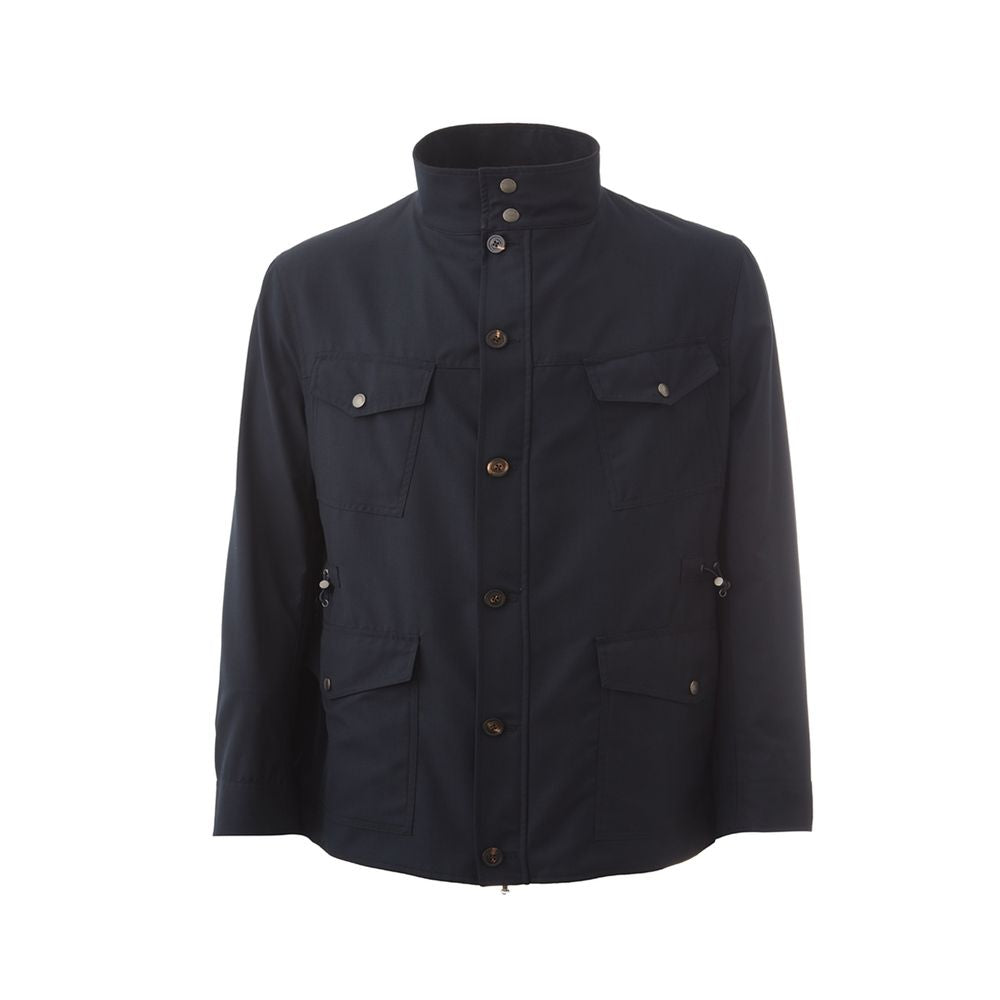 Lardini Blue Wool Jacket