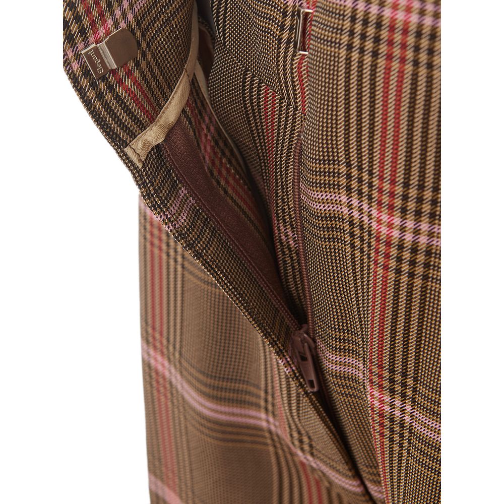 Lardini Brown Viscose Jeans & Pant