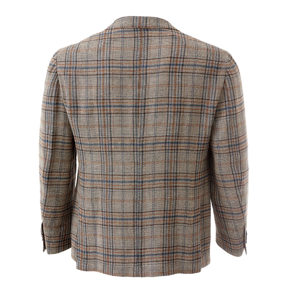 Lardini Multicolor Linen Jacket