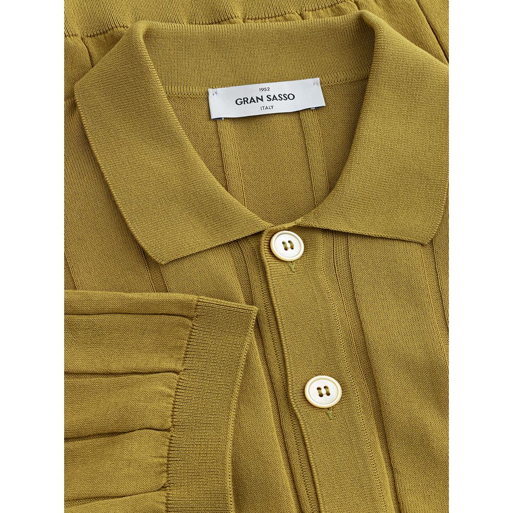 Gran Sasso Green Cotton T-Shirt