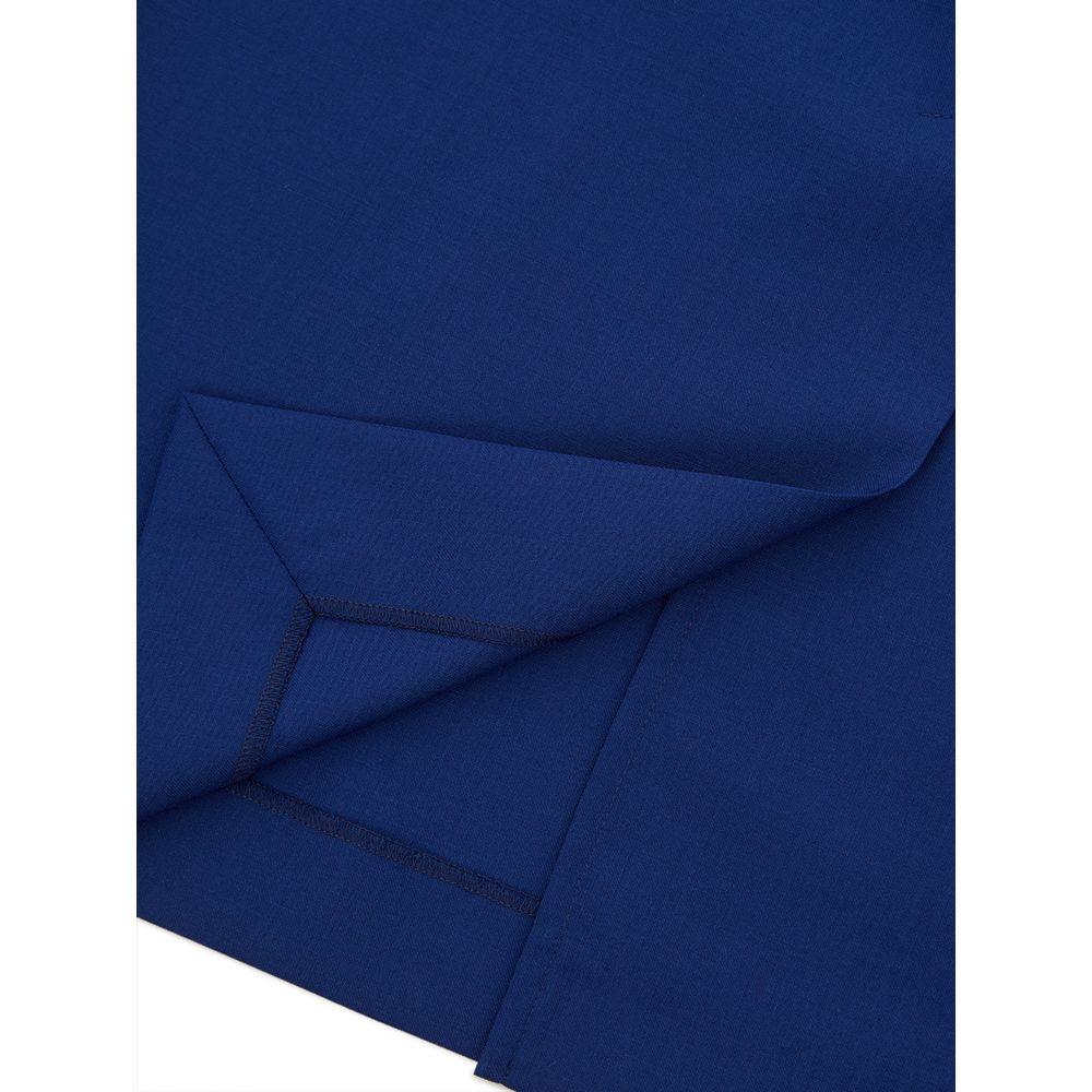 Lardini Blue Wool Skirt