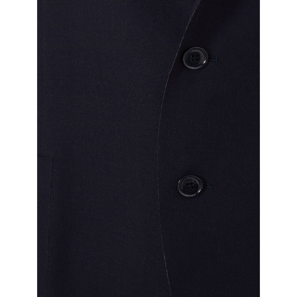 Lardini Blue Cotton Jacket