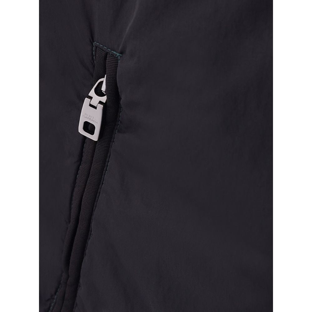 Dolce & Gabbana Black Polyamide Jacket