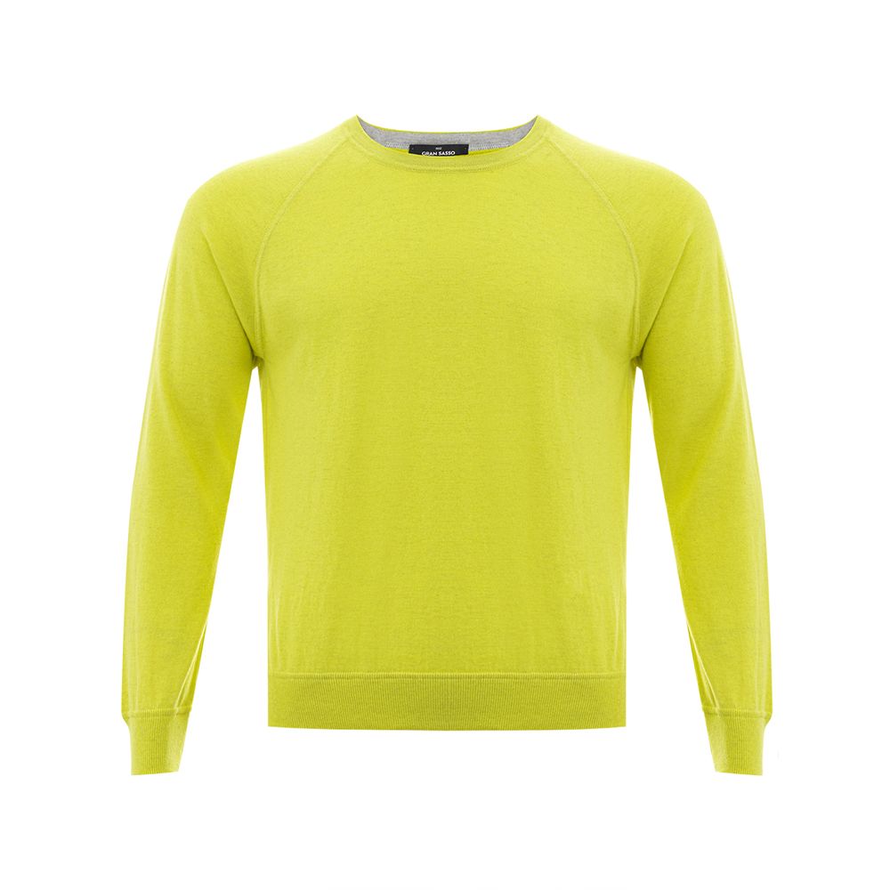 Gran Sasso Yellow Cotton Sweater
