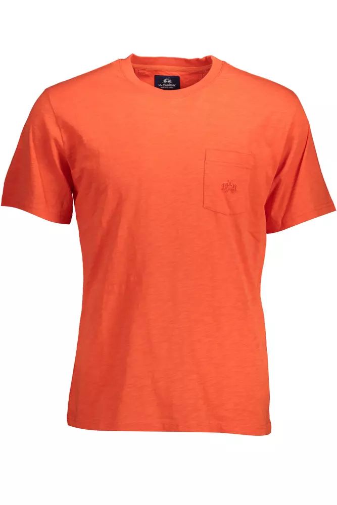 La Martina Pink Cotton T-Shirt