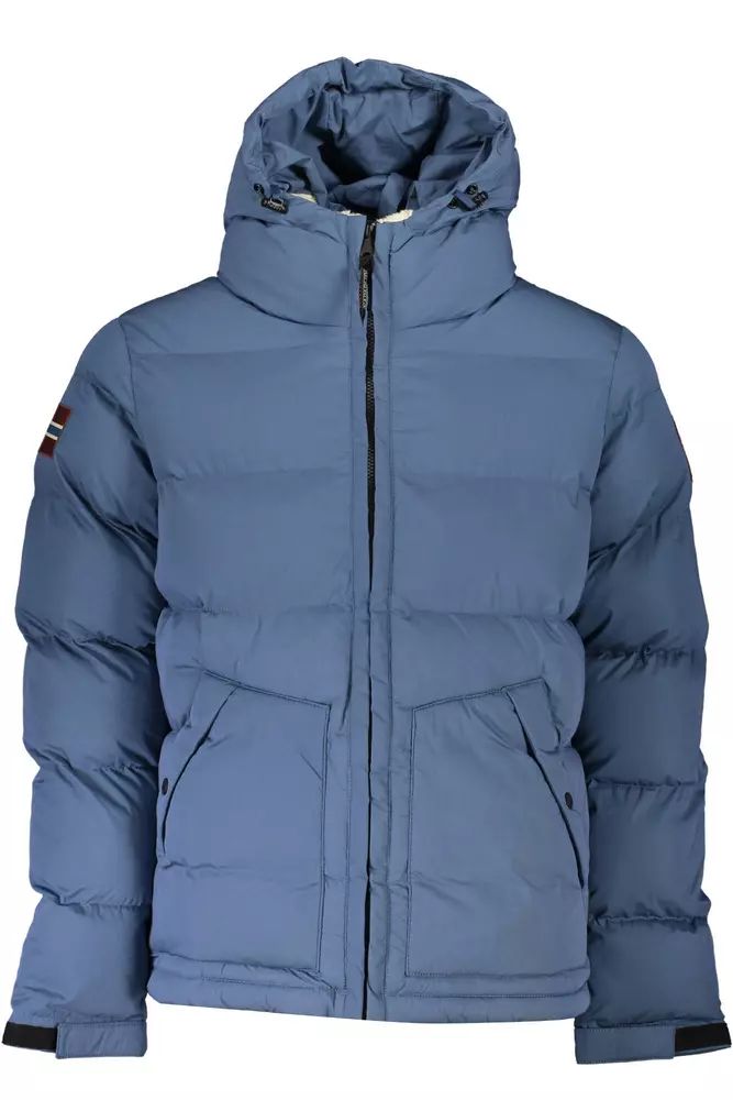 Napapijri Blue Polyester Jacket