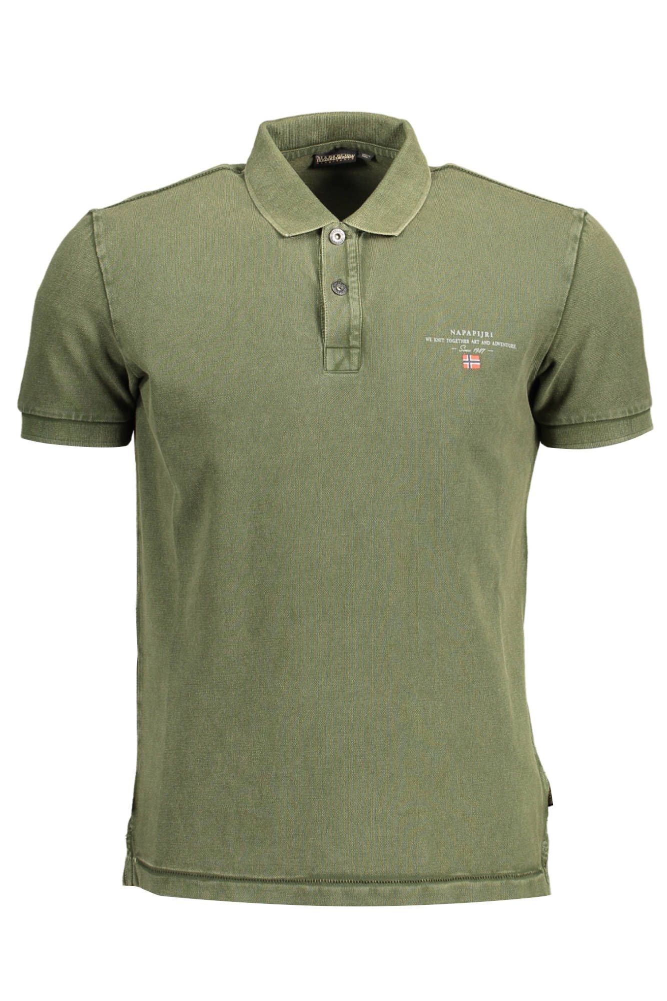 Napapijri Green Cotton Polo Shirt
