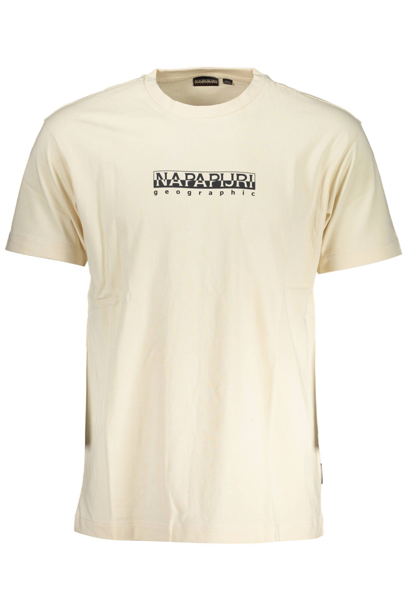 Napapijri Elegant White Logo Print Tee
