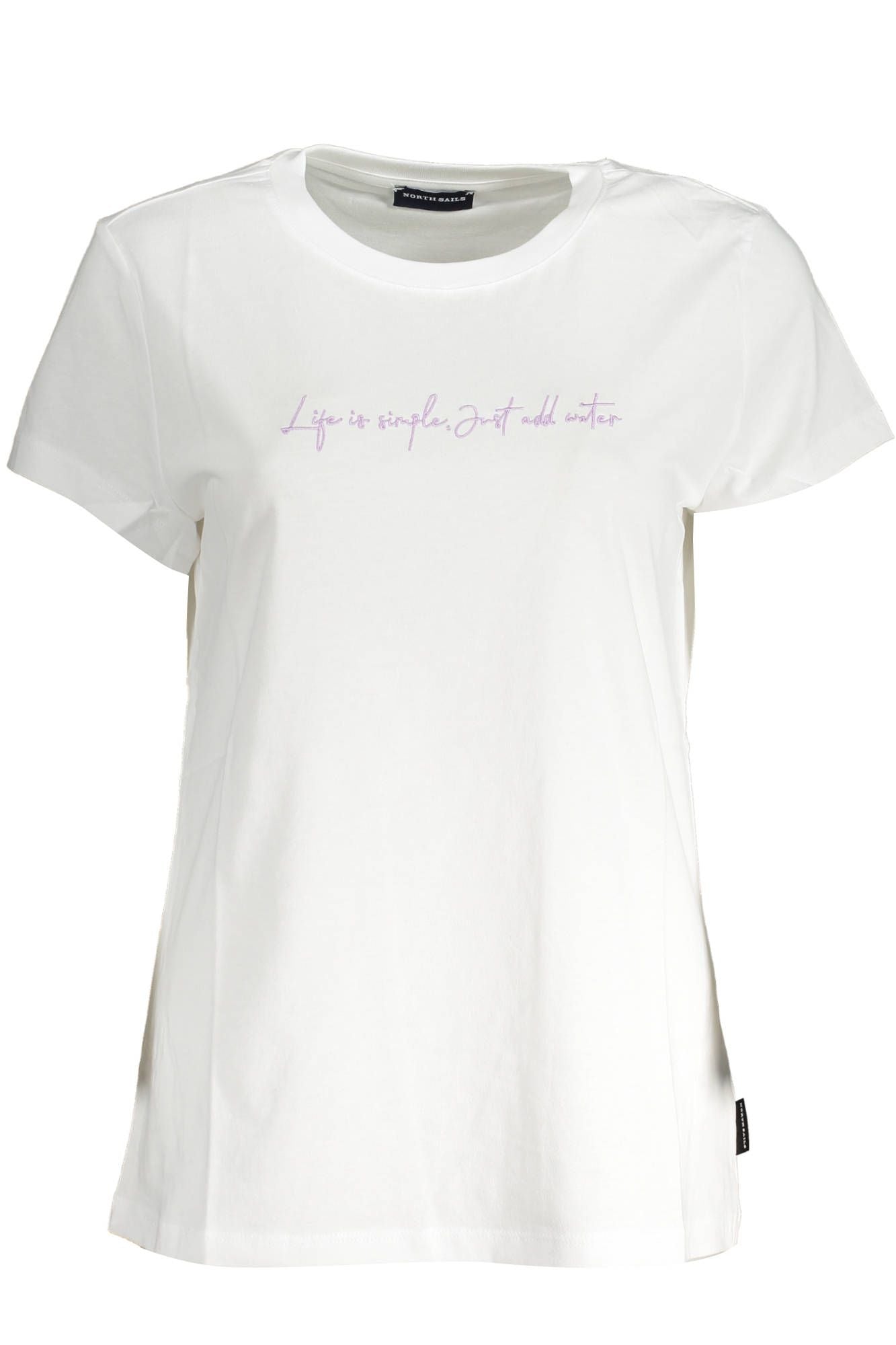 North Sails Embroidered Organic Cotton Tee - Pristine White