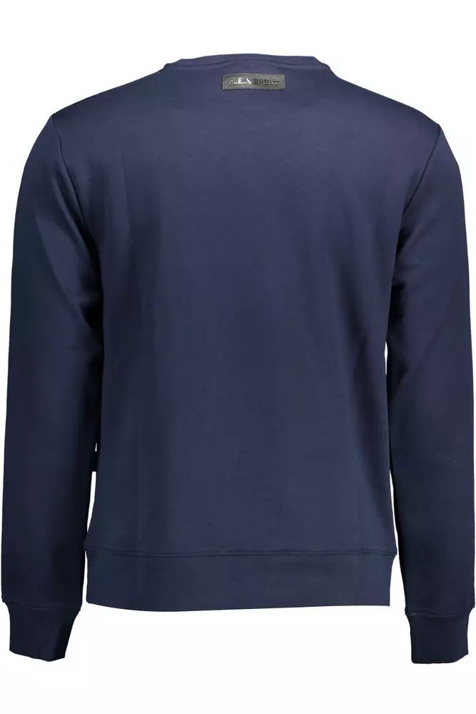 Plein Sport Blue Cotton Sweater