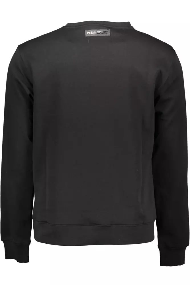 Plein Sport Black Cotton Sweater