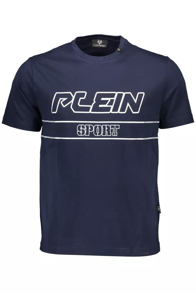 Plein Sport Blue Cotton T-Shirt