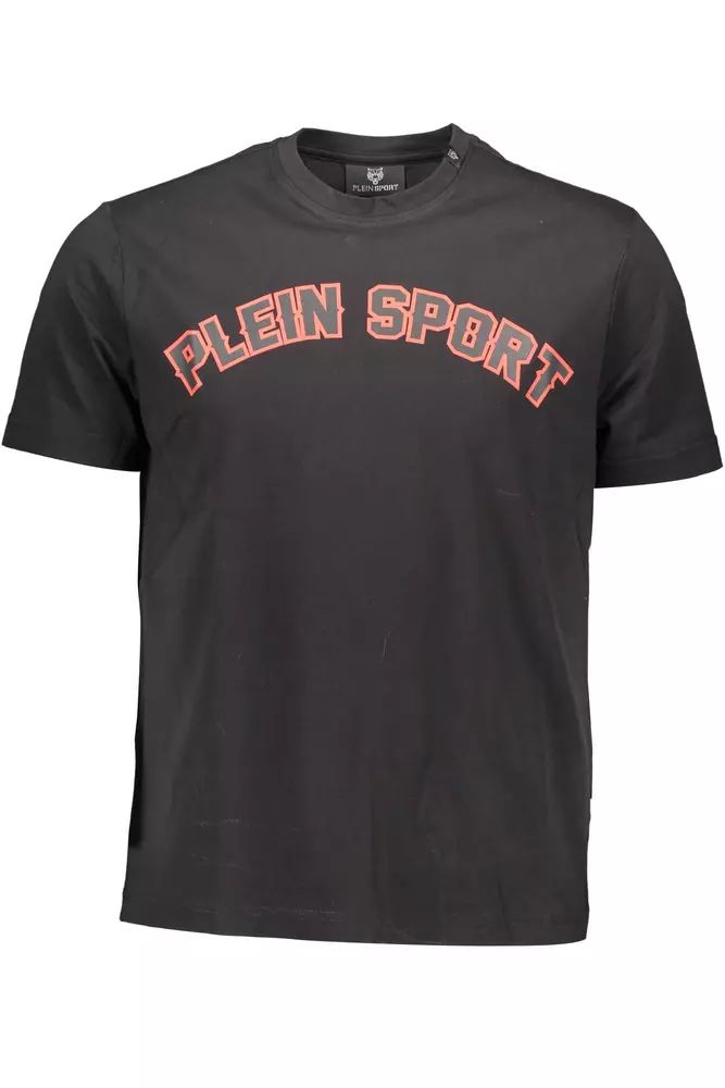 Plein Sport Black Cotton T-Shirt