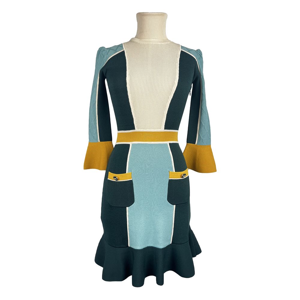 Elisabetta Franchi Green Dress