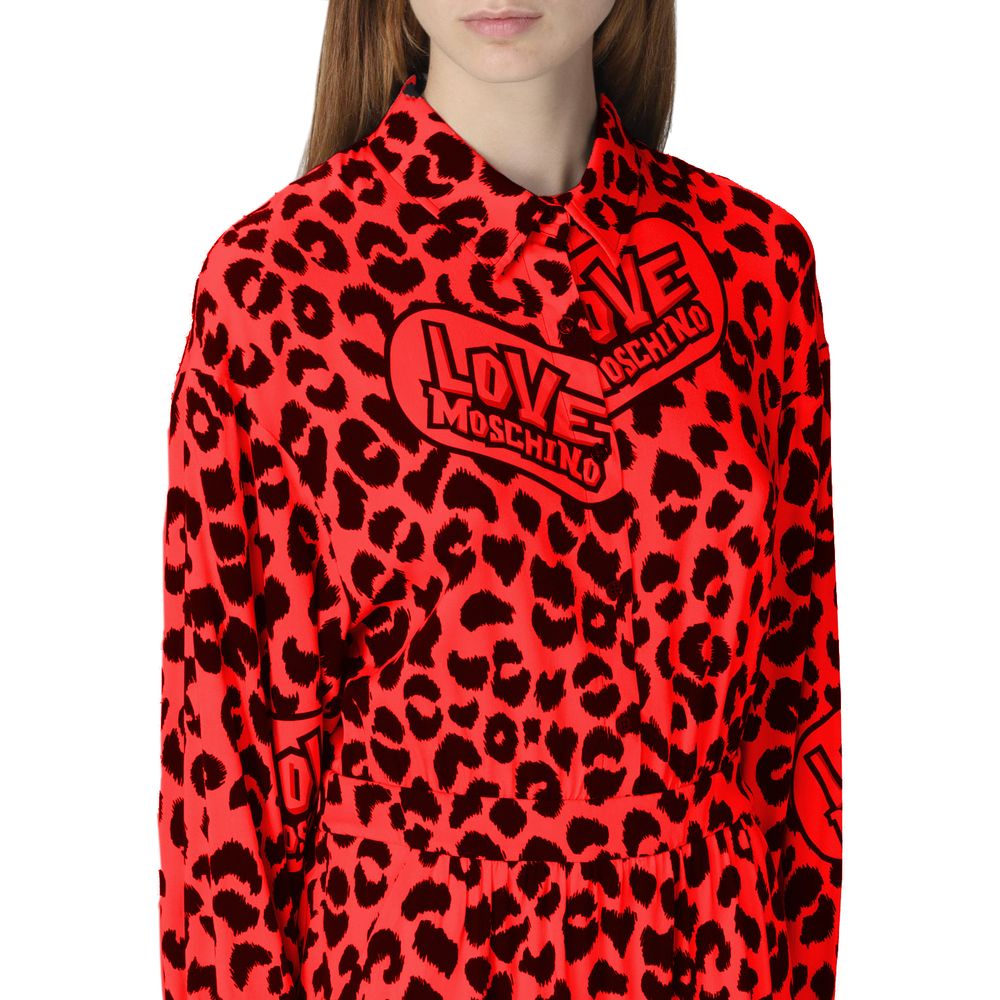 Red Viscose Dress