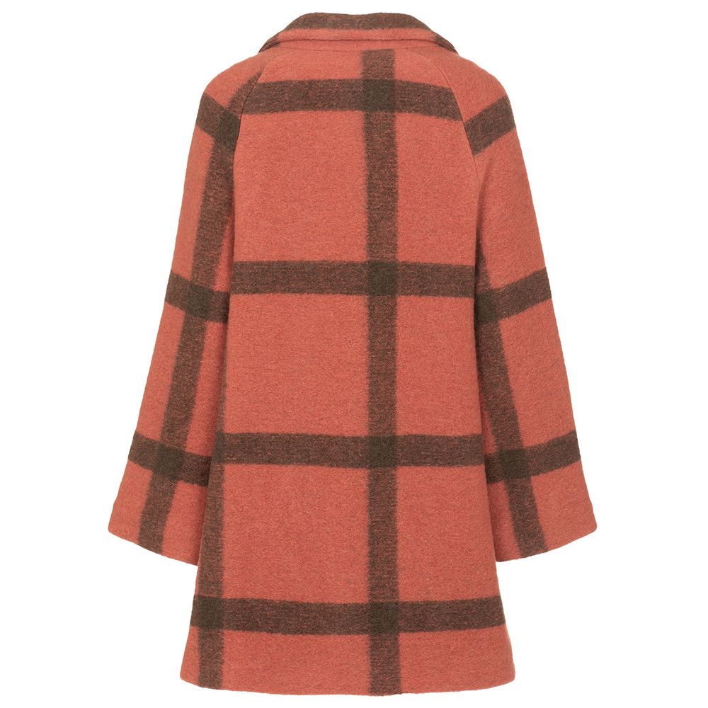 Imperfect Pink Wool Jackets & Coat