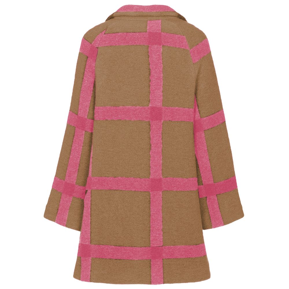Imperfect Brown Wool Jackets & Coat