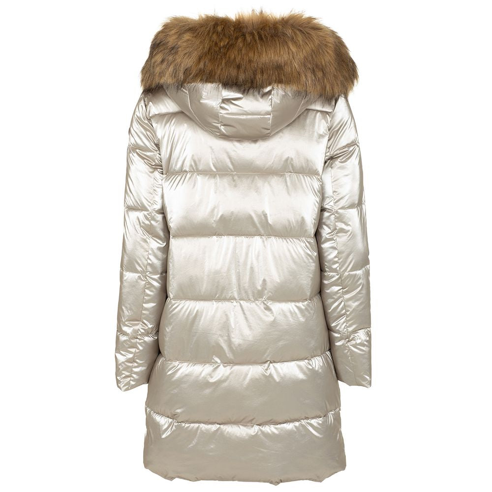 Imperfect Grey Polyamide Jackets & Coat
