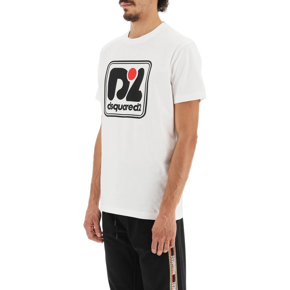 Dsquared² White Cotton T-Shirt