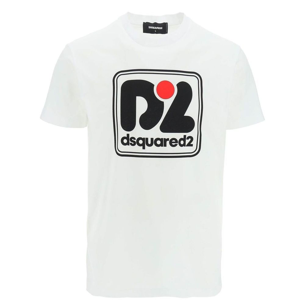 Dsquared² White Cotton T-Shirt