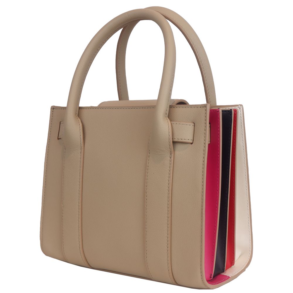 Ungaro Beige Leather Crossbody Bag