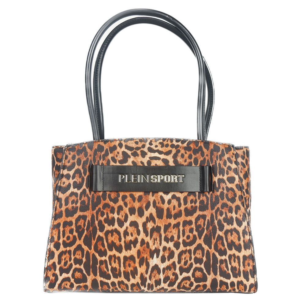Plein Sport Brown Polyethylene Shoulder Bag
