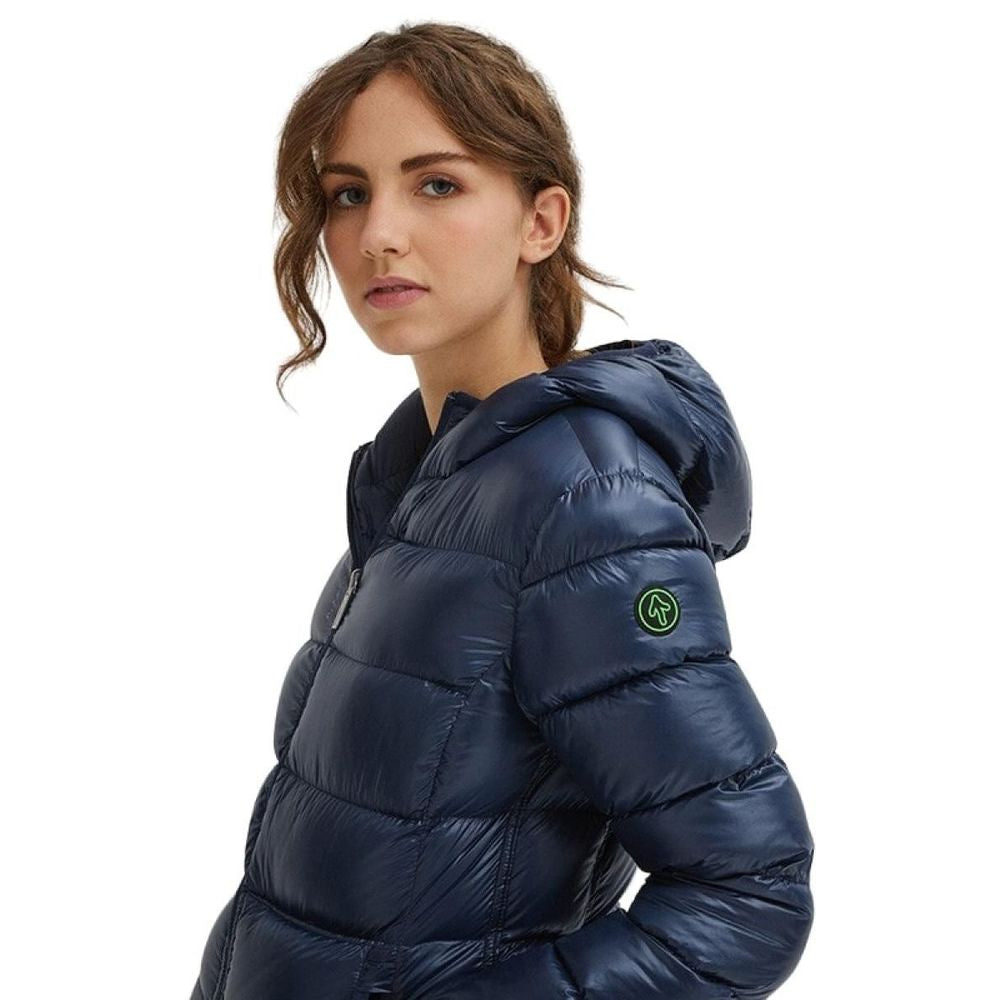 Centogrammi Blue Nylon Jackets & Coat