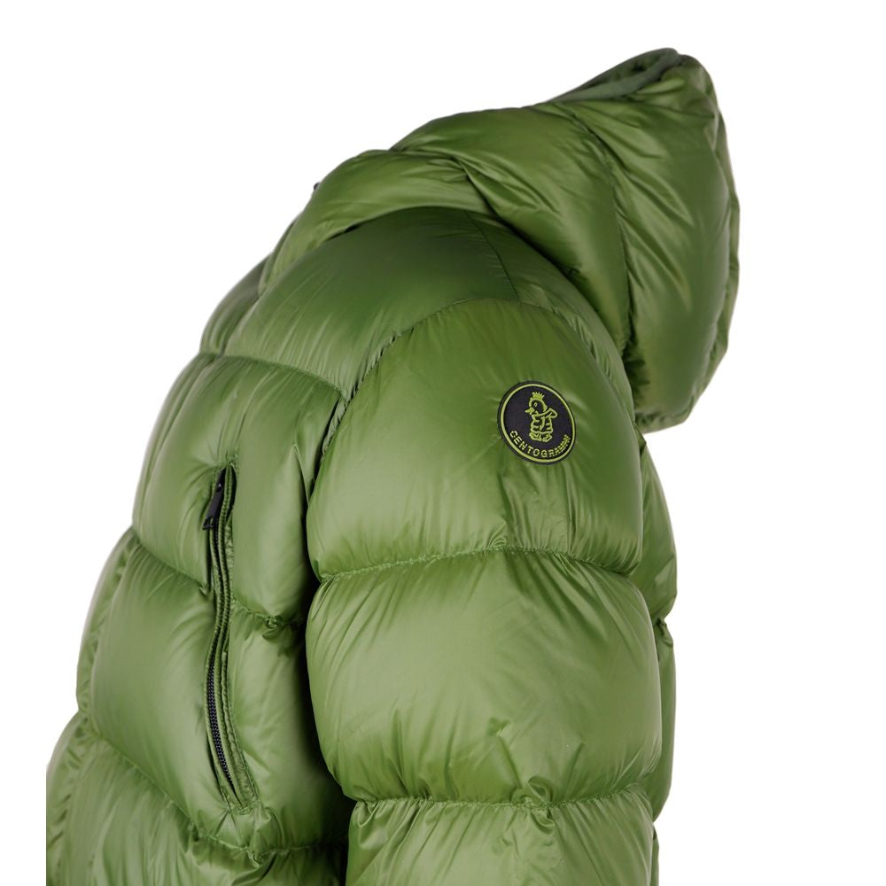 Centogrammi Green Nylon Jacket