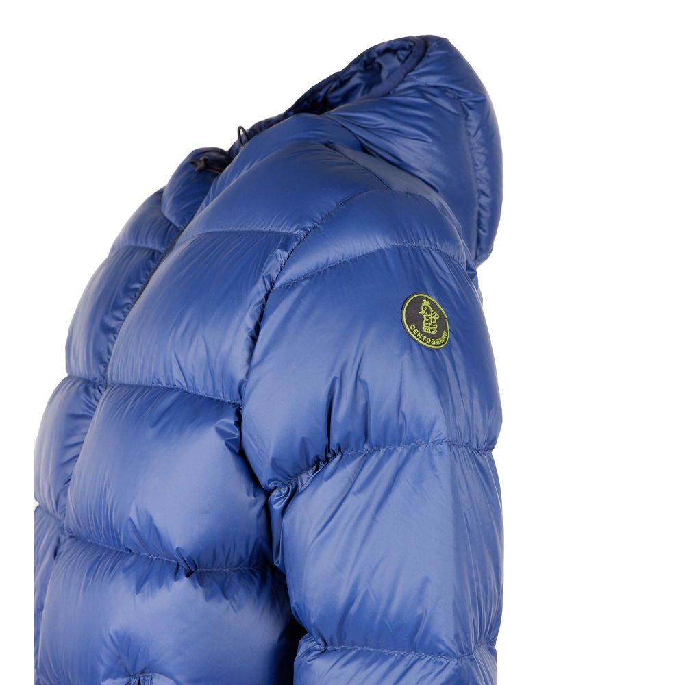 Centogrammi Blue Nylon Jacket