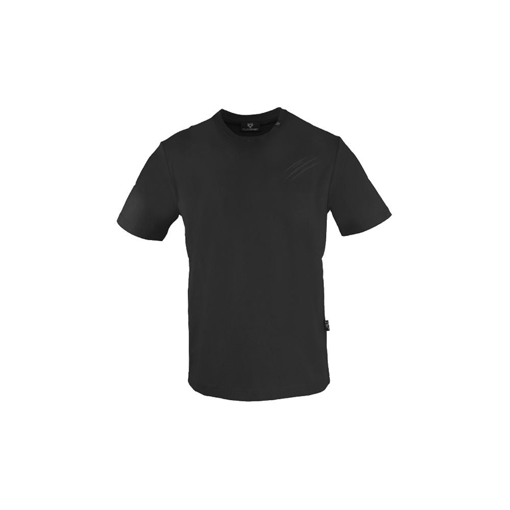Plein Sport Black Cotton T-Shirt