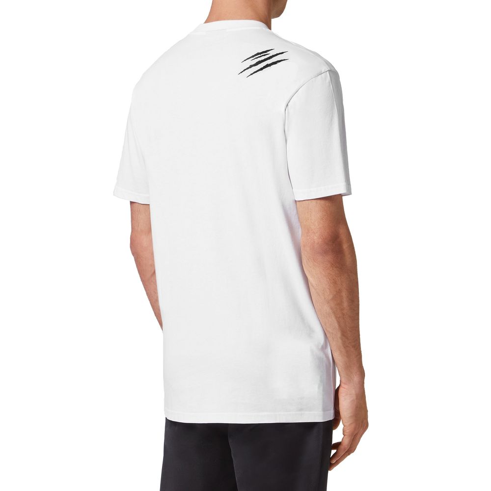 Plein Sport White Cotton T-Shirt