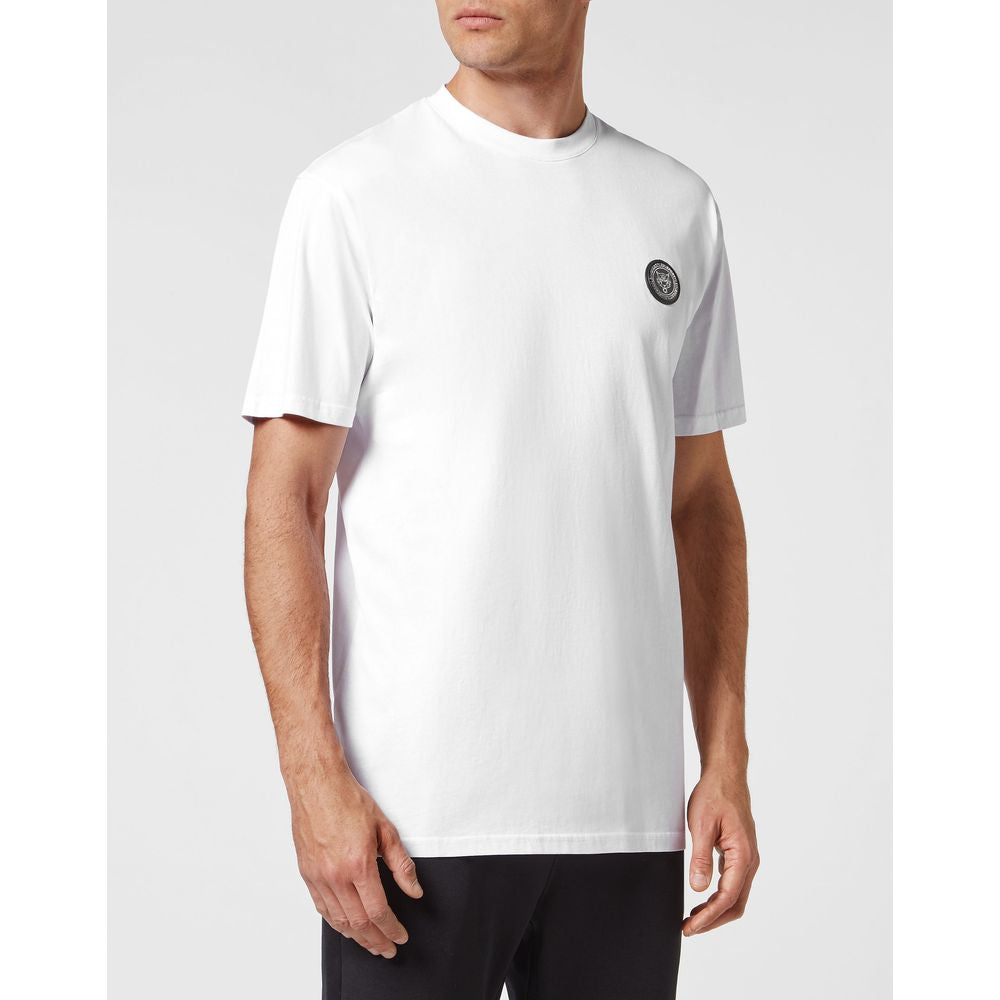 Plein Sport White Cotton T-Shirt