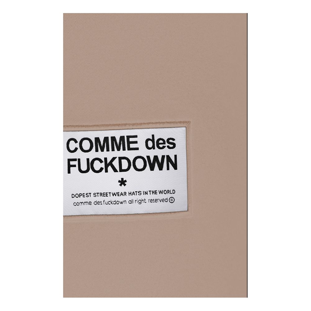 Comme Des Fuckdown Beige Cotton Jeans & Pant