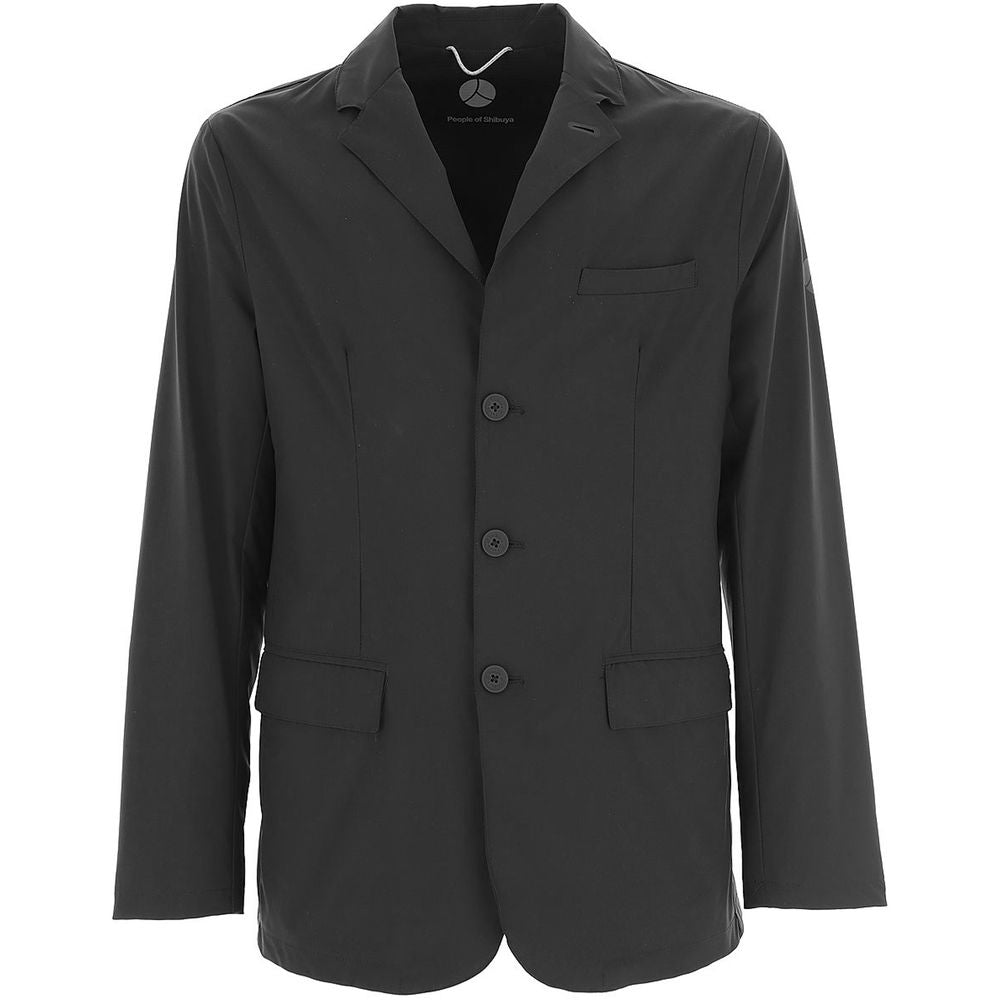 People Of Shibuya Black Polyester Blazer