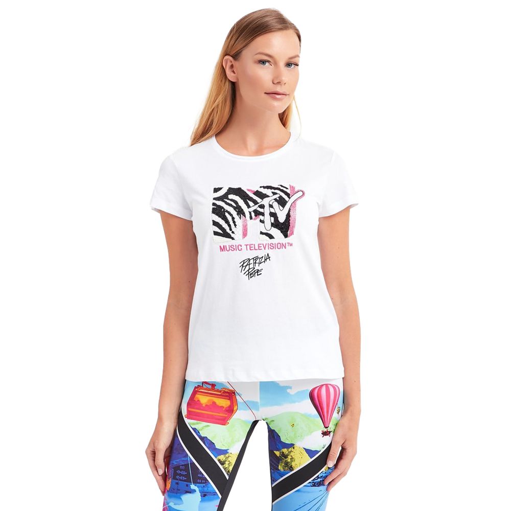 Patrizia Pepe White Cotton Tops & T-Shirt