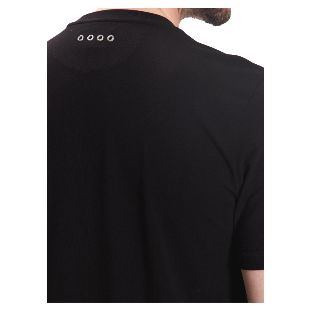 La Martina Black Cotton T-Shirt