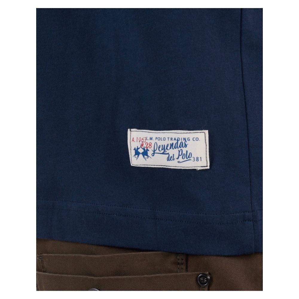 La Martina Blue Cotton T-Shirt