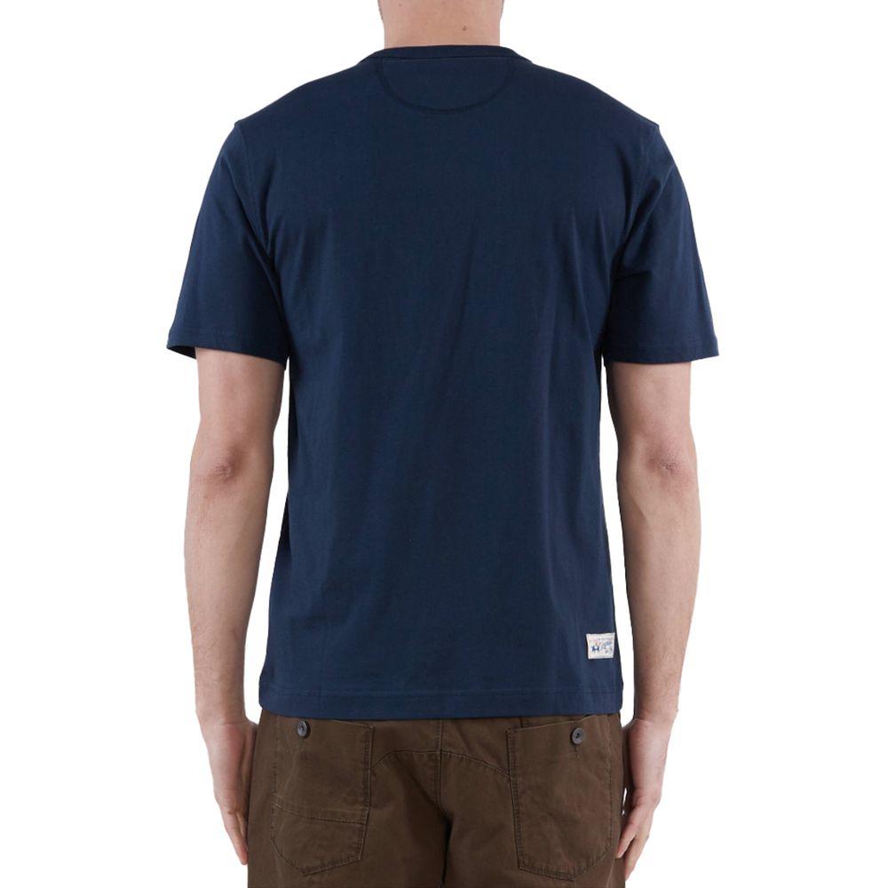 La Martina Blue Cotton T-Shirt