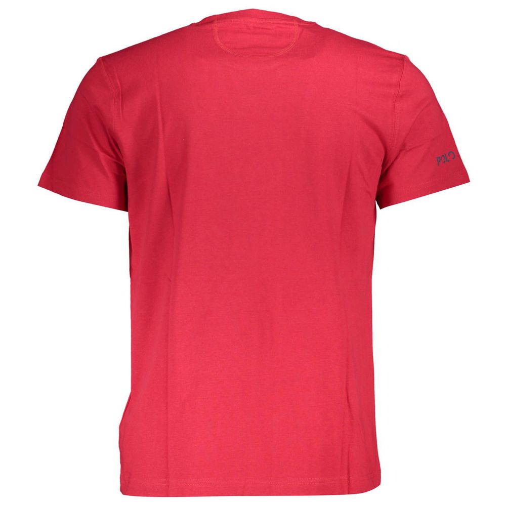 La Martina Pink Cotton T-Shirt