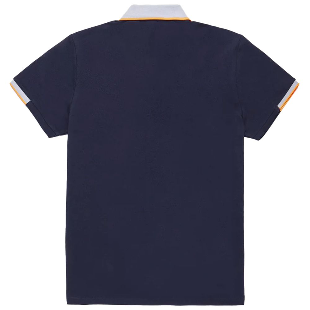 Refrigiwear Blue Cotton Polo Shirt