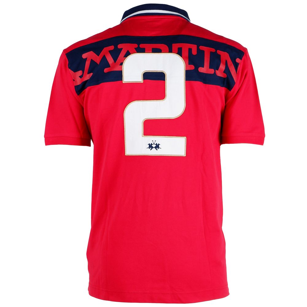 La Martina Pink Cotton Polo Shirt