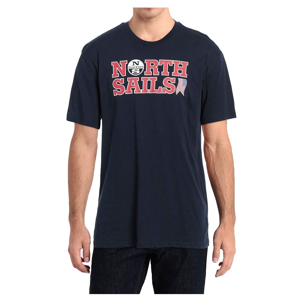 North Sails Blue Cotton T-Shirt
