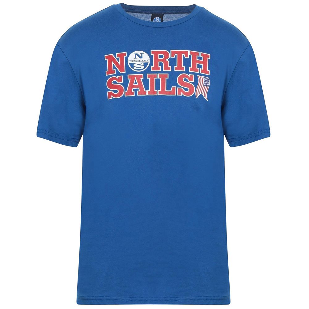 North Sails Light Blue Cotton T-Shirt