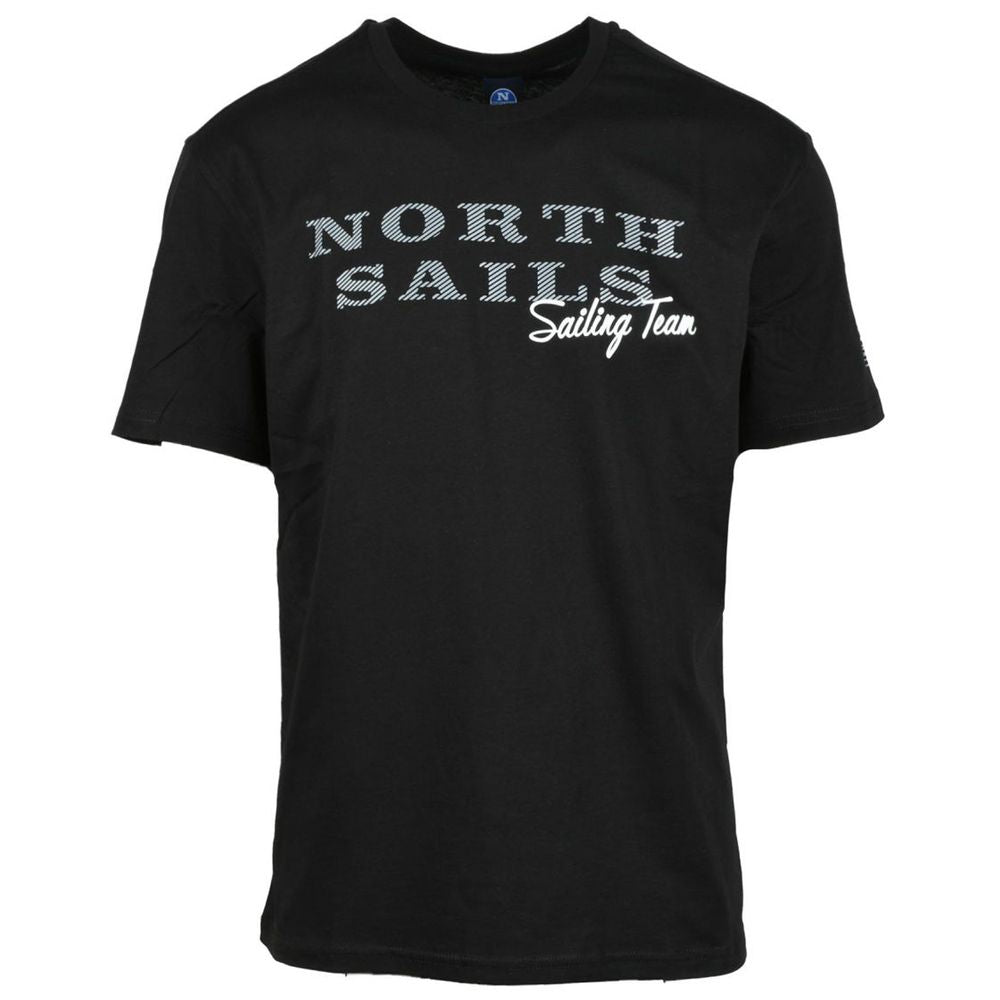North Sails Black Cotton T-Shirt