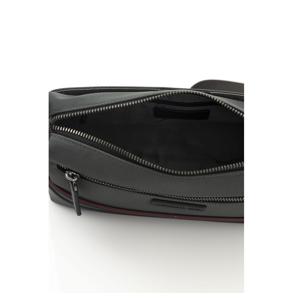 Cerruti 1881 Gray Nylon Clutch Bag