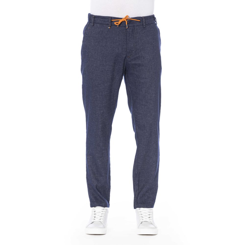 Distretto12 Blue Cotton Jeans & Pant
