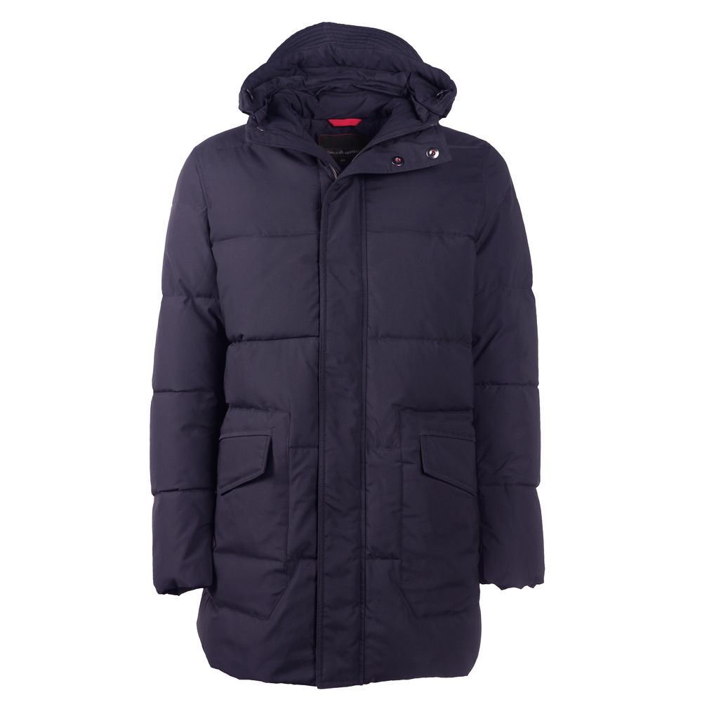 Emilio Romanelli Blue Polyester Jacket