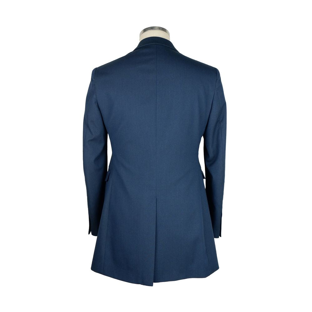 Emilio Romanelli Blue Wool Jacket