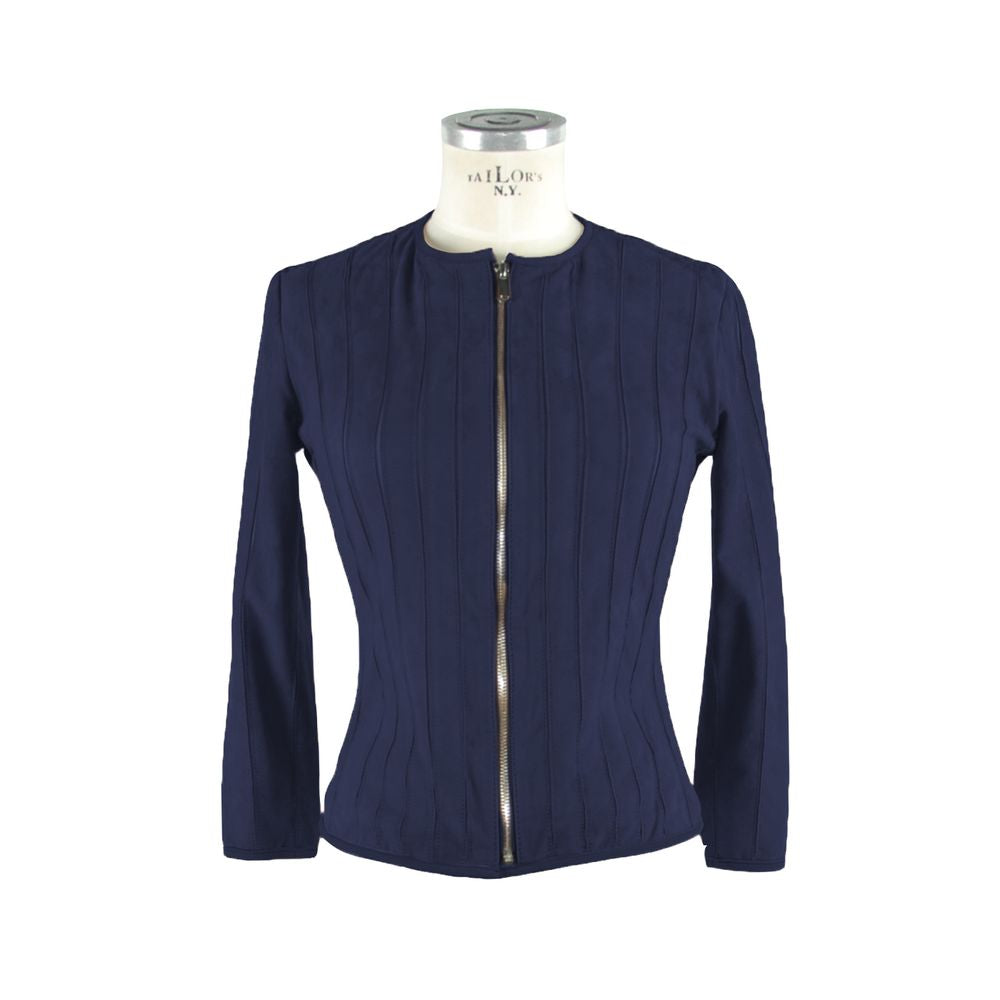 Blue Genuine Leather Jackets & Coat
